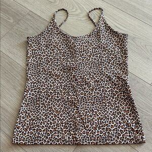 Leopard Print Women's Tank Top